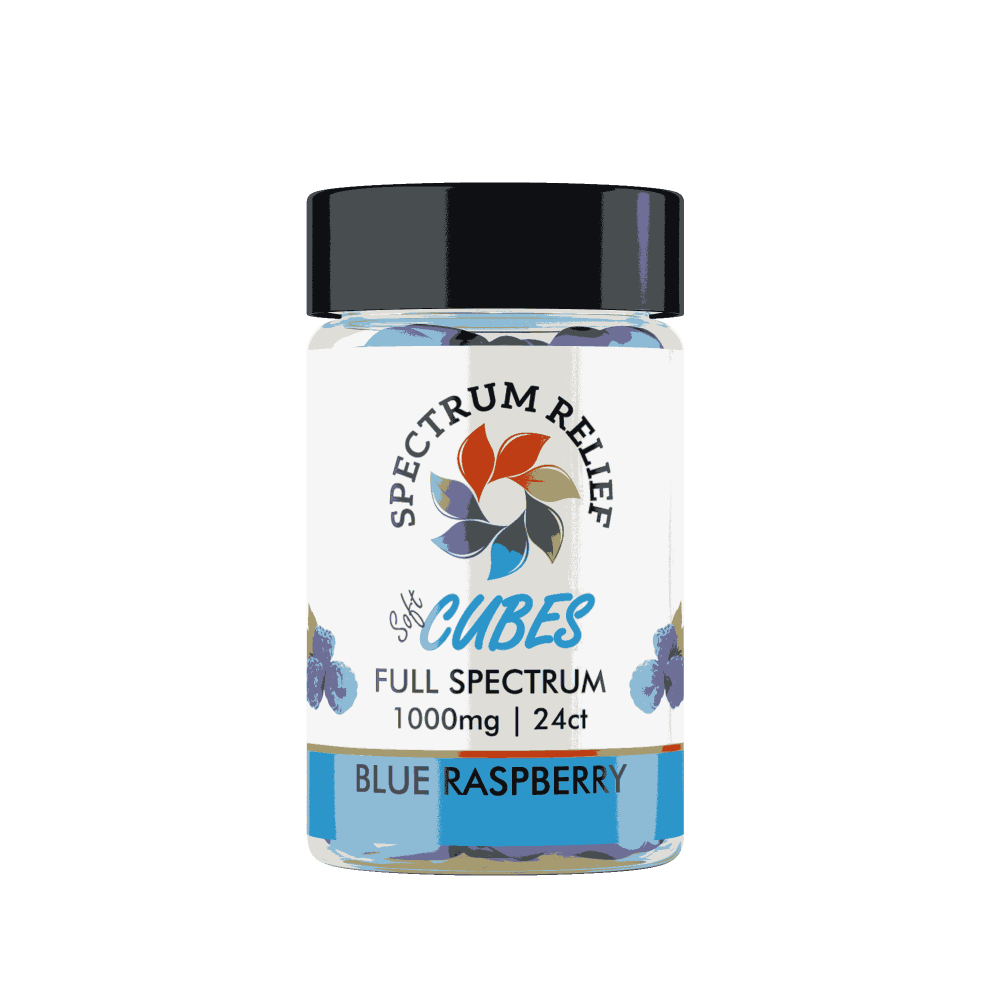 SpectrumRelief-1000mg-24ct-BlueRaspberry-front