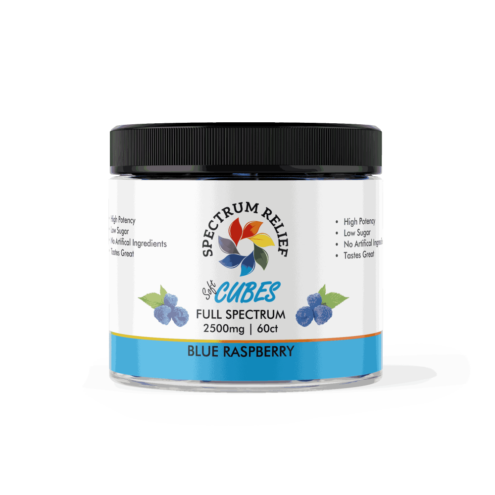 SpectrumRelief-2500mg-60ct-BlueRaspberry-front